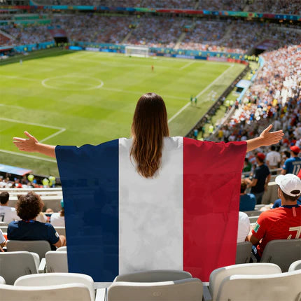 France Fan Cape
